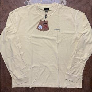 Stussy Lazy SS Pigment Dyed Long Sleeve Shirt